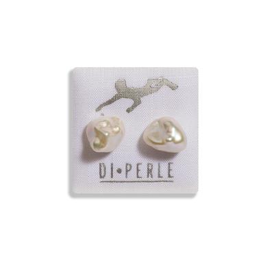 Paar Ohrstecker DI PERLE "Damen Perlenschmuck 925 Silber Süsswasser Perlen Ohrstecker", weiß, Ohrringe, Damen, Damen, Silber 925 (Sterlingsilber), Damen Perlenschmuck