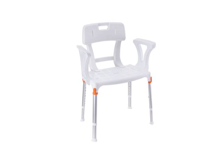 Able2 King - Rechthoekige douchestoel - Aluminium frame