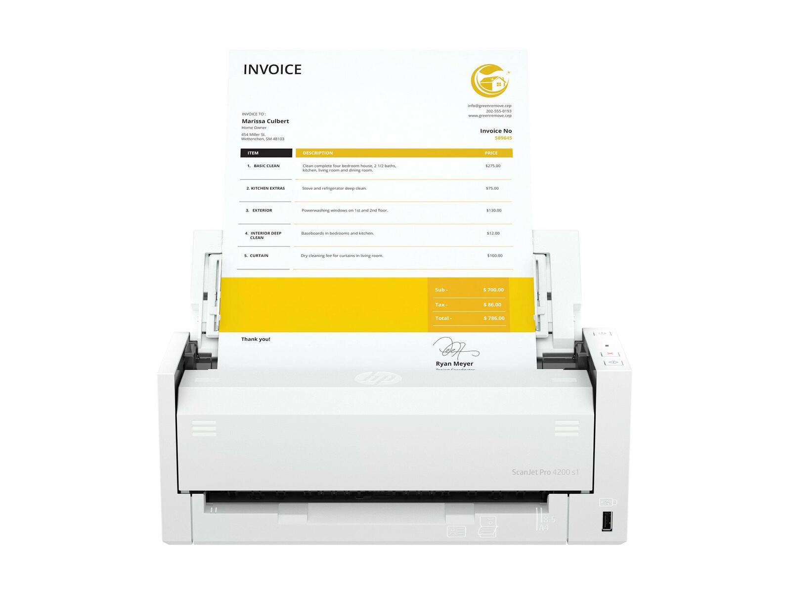 HP Inc. HP Scanjet Pro 4200 s1 Dokumentenscanner 8Q4W2A#B19