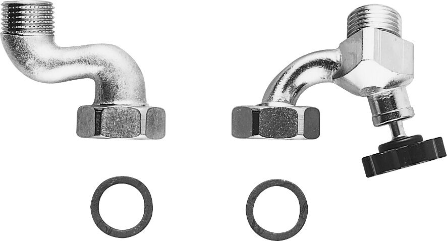 Coudes de raccordement en saillie Bosch n° 27, 7736505556 eau froide et chaude