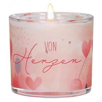 Glaswindlicht zum Geburtstag - Von Herzen, Taschenbuch von , Butzon & Bercker