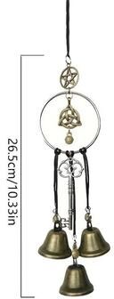 Uplifted Finds Modern Wooden Fish Pendant With Brass Bell   Nordic Style Car & Wall Art 26.5 Cm