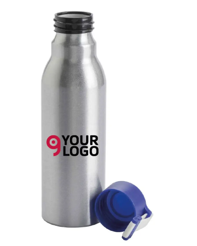 Carlton Borraccia Alluminio 600ml BPA Free con Tappo Silicone Personalizzate o neutre