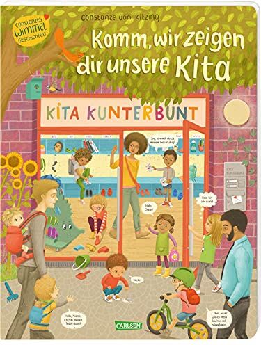 Constanze von Kitzing - Komm, wir zeigen dir unsere Kita (Constanze von Kitzings Wimmelgeschichten 1): Entdecken, Suchen, Kennenlernen Unverwechselbares Wimmelbuch ab 2 ... und die Vielfalt im heutigen Kinderalltag - Preis vom 11.10.2026 15:43:13 h