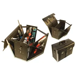 ALARM Echtledertasche L2, leer L.475mm B.220mm H.380mm