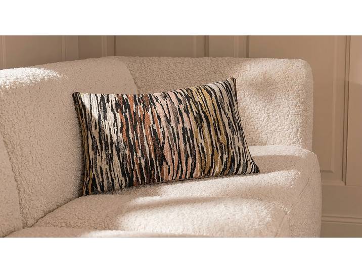 Kissenhülle LOMI 50 x 30 cm Braun/Multicolor 50 x 30cm Mischgewebe