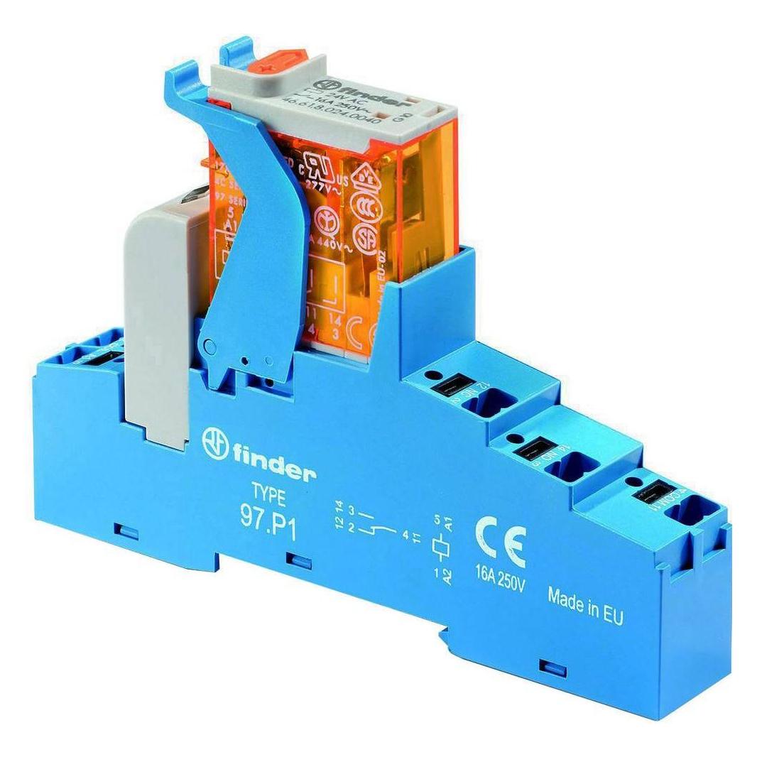 Finder 4C.P1.9.024.0050 LED-Gatterbaustein Nennspannung: 24 V/DC Schaltstrom (ma (4C.P1.9.024.0050)