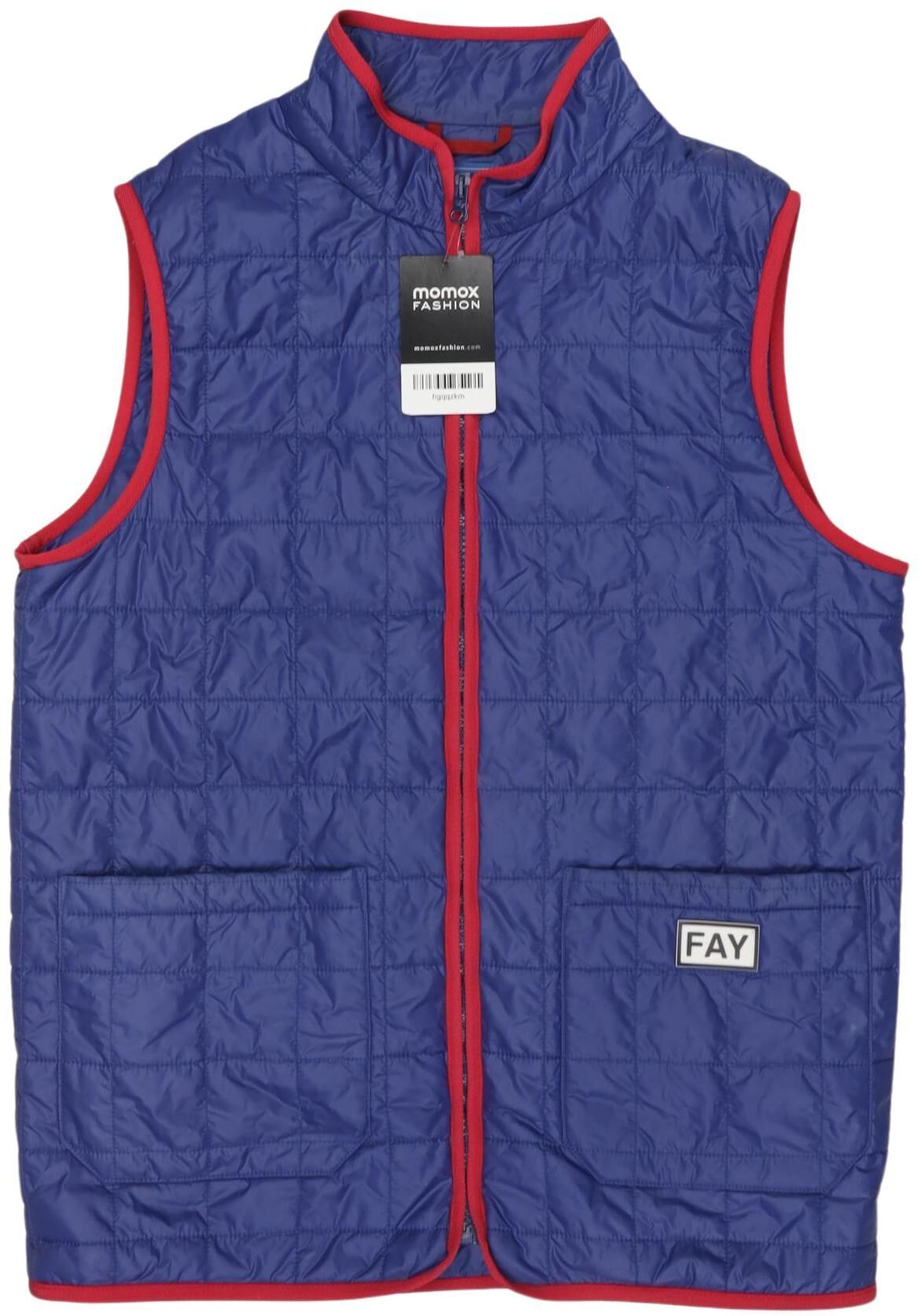 Fay Jungen Jacke oder Mantel, Blau, Gr. EU 176, Synthetik - Second Hand