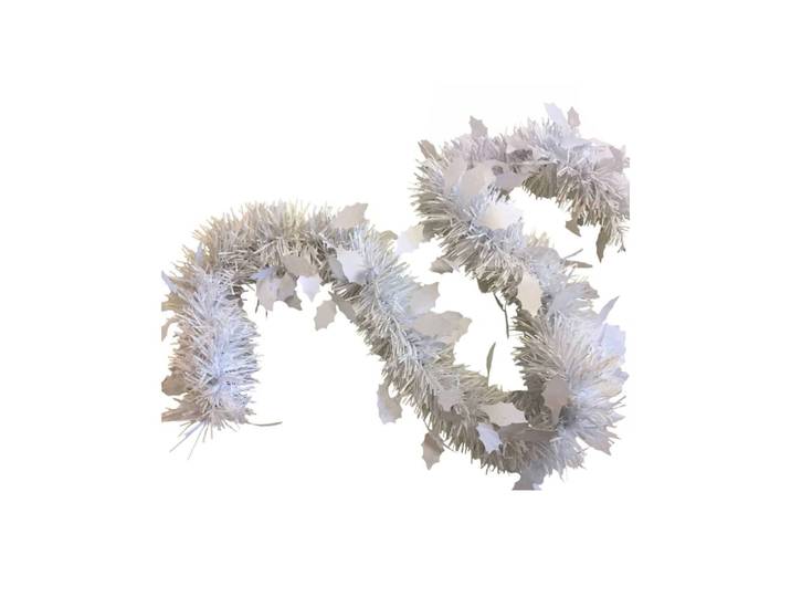 Décoration de noël blanche 1000x8 h8 cm