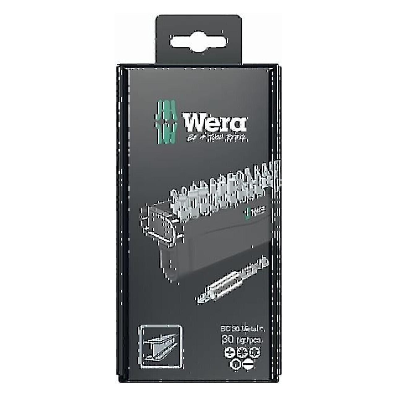 Wera Bit-Check 30 Metal 1 SB (Innensechskant, Kreuz Phillips PH, Kreuz Pozidriv PZ) (05057440001)