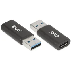 CLUB3D USB 3.2 Gen1 Typ-A auf USB 3.2 Gen1 Typ-C Adapter St./B.