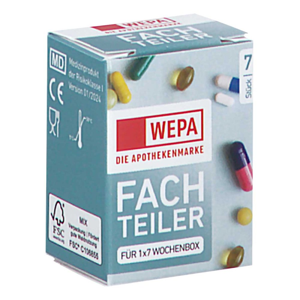 WEPA Apothekenbedarf GmbH & Co KG Wepa 1x7 Fachteiler 7 St. 18877933