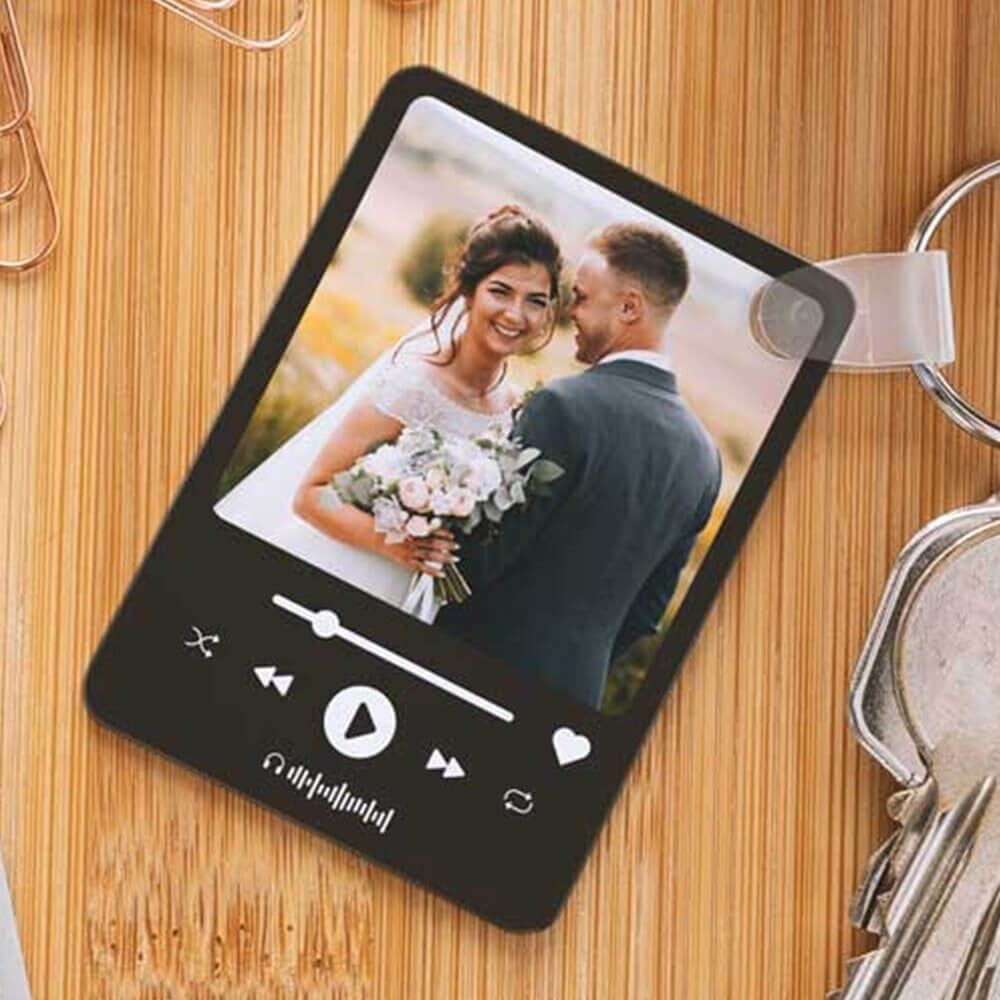 Ocadeau Porte clé Spotify personnalisé