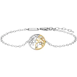 Julie Julsen Armband 925 Silber rhodiniert teils vergoldet Liebesbaum Zirkonia