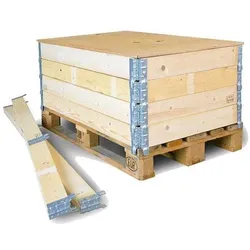 Transpak, Zubehör Lagereinrichtung, Holzaufsatzrahmen f.Europalette Masse 1200x800x300mm Nutzhöhe 300 mm holz