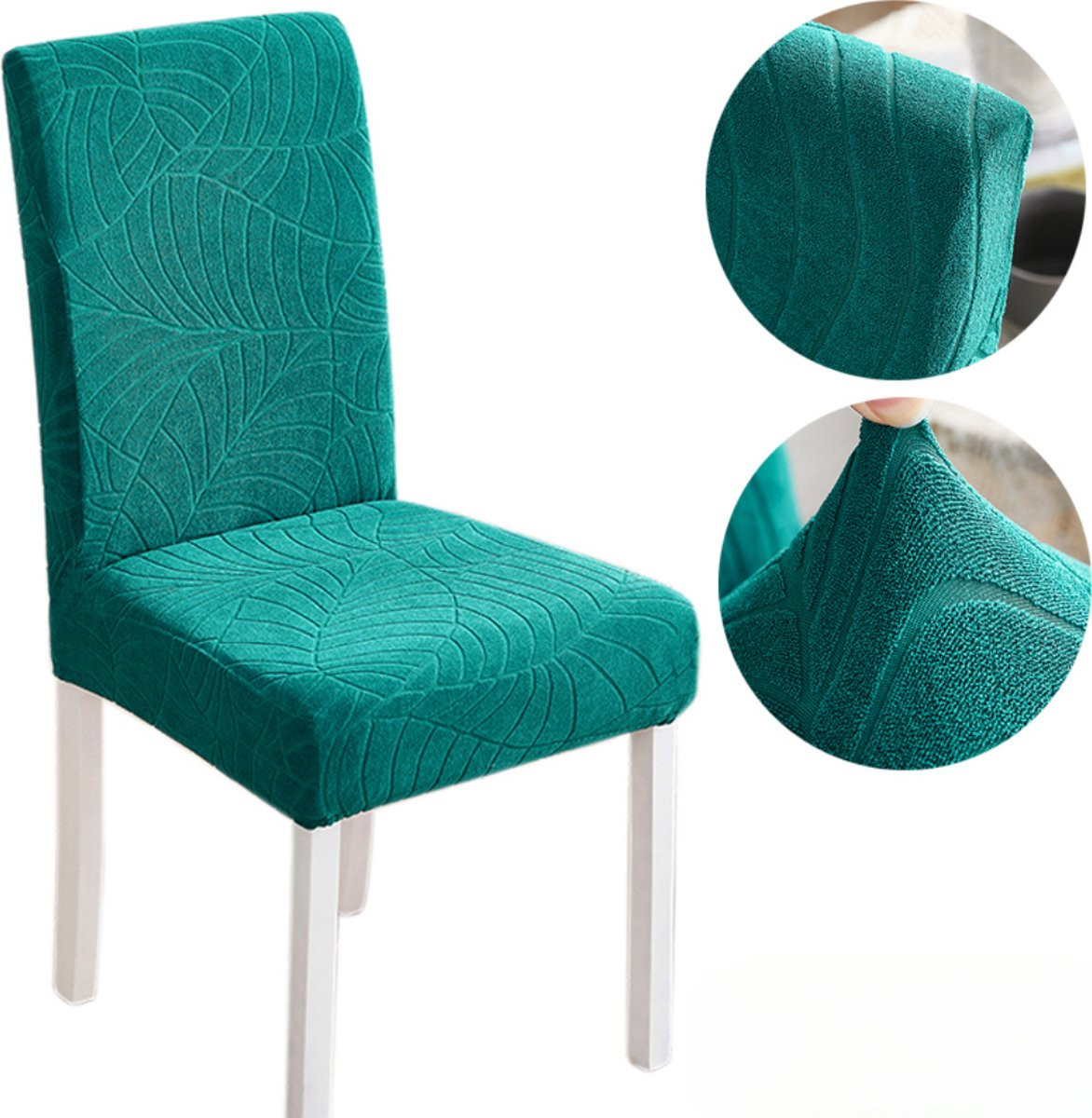 Winkrs Stoelhoes voor eetkamerstoelen of lage bureaustoelen - Turquoise