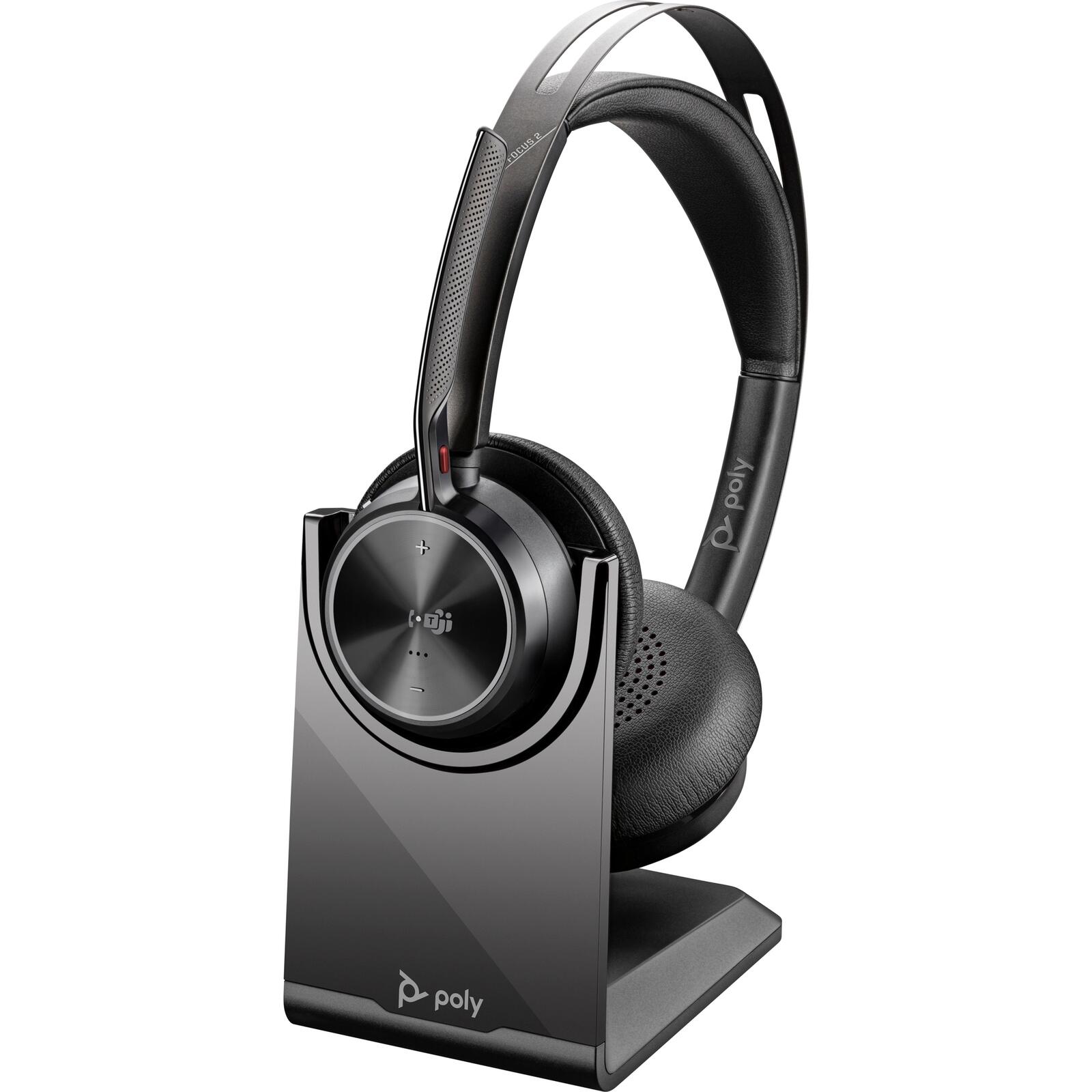 Poly Voyager Focus 2 USB-C Stereo-Headset mit Ladestation 9T9J6AA#AC3