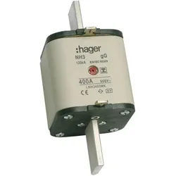 Hager, Sicherung, HAG LNH3400MK Sicherung NH3C 400A 500V gG S-frei MKen (400 A)