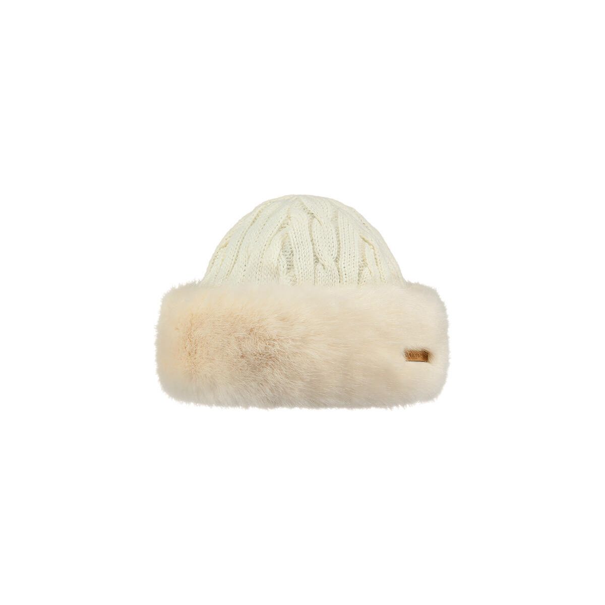 Barts Fur Cable Bandhat white (10) 1630010