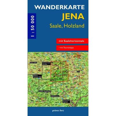 Wanderkarte Jena, Saale, Holzland, Sonstige von , Grünes Herz, 978-3-86636-458-5