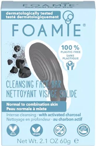 Foamie Barra Limpiadora  para Pieles Normales a Mixtas con Carbón Activado 60g