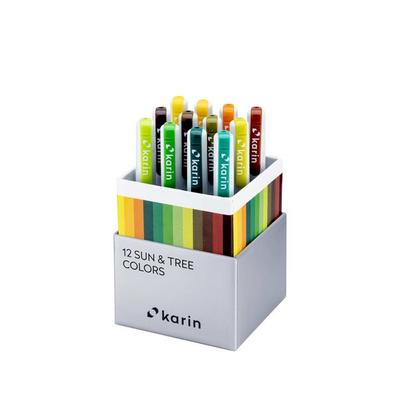 KARIN Marker Realbrush PRO Sun & Tree Colors, 12er Pinsel Set