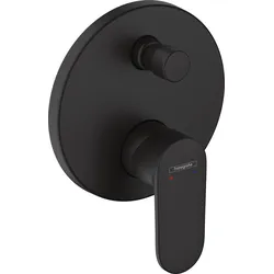 hansgrohe Vernis Blend Einhebel-Wannenarmatur Unterputz, 71466670, Farbe: Mattschwarz
