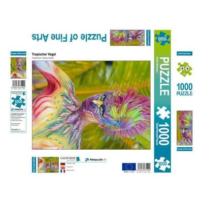 CALVENDO Puzzle Tropischer Vogel | 1000 Teile Lege-Größe 64x48cm Foto-Puzzle für glückliche Stunden