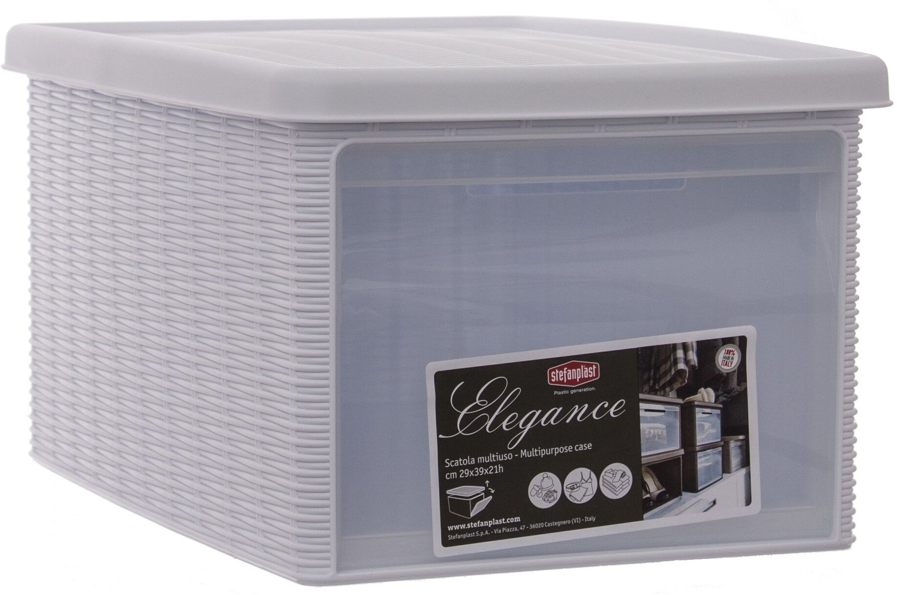 Contenitore Stefanplast 30001 ELEGANCE Bianco