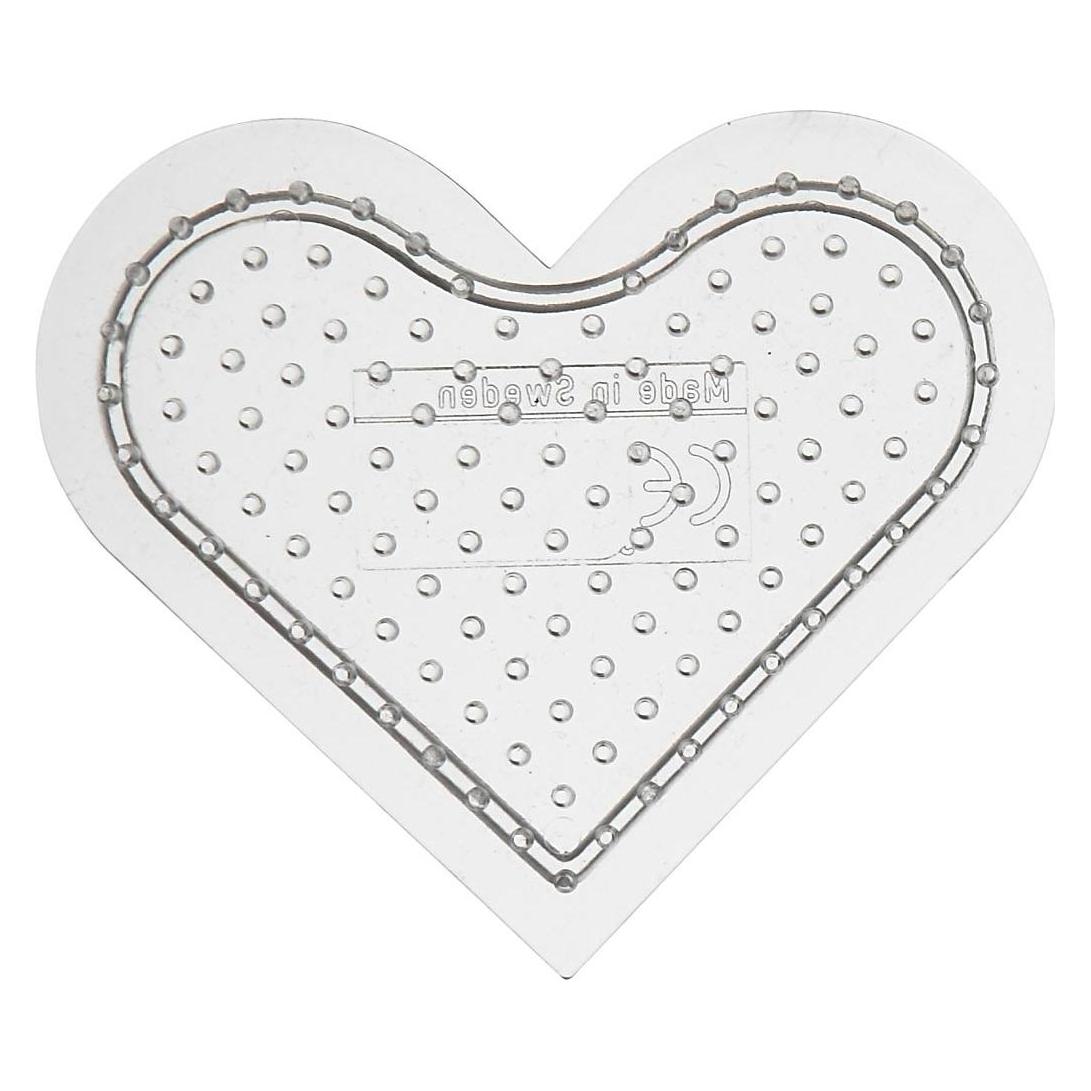 Creativ Company Peg Board, small heart, size 7 cm, medium, transparent, 1 pc (7530808)