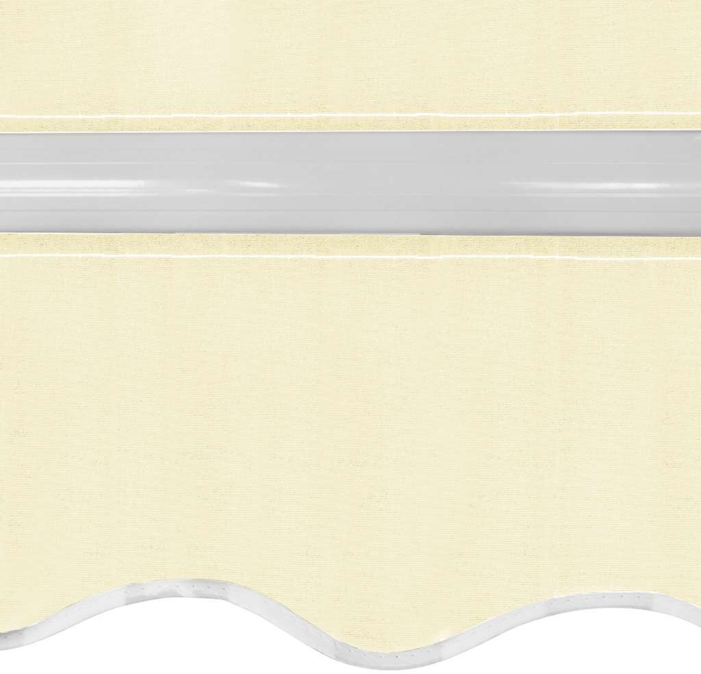 vidaXL Auvent pliable manuel 400 cm Crème