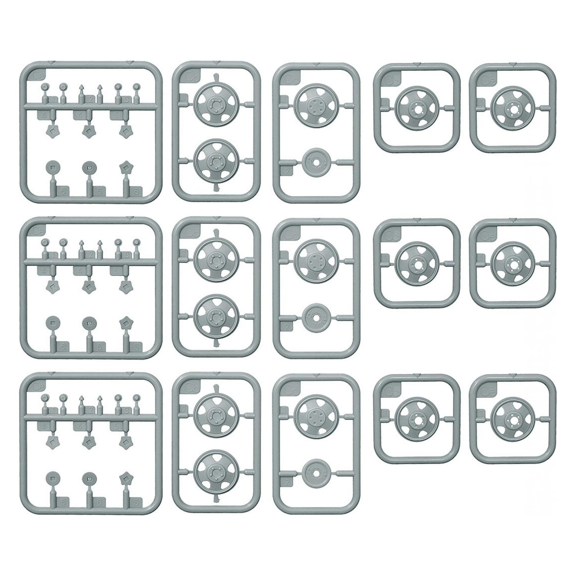 Mini art GAZ-AAA Family Wheels set (35112)