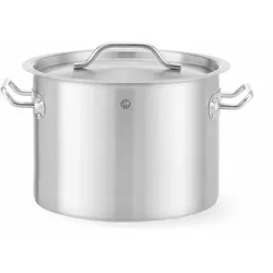 HENDI Kochtopf, mittel - mit Deckel, Budget Line, 9L, ⌀250x(H)180mm