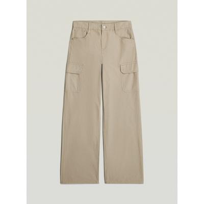 Cargohose G-STAR "Judee Cargohose", Damen, Gr. 29, Länge 34, beige (sandstorm gd), Obermaterial: 70% Baumwolle, 30% Baumwolle, Hosen Cargohose