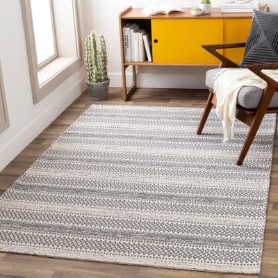Livabliss Wendy Moroccan Stripe Cotton Area Rug