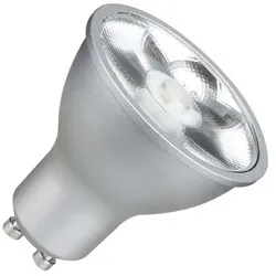 SPL | LED-Lampe | GU10-Fassung | Reflektorlampe | Hell | Silber | 6W | Dimmbar | 827 Warmweiß