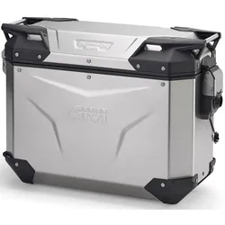 Givi Trekker Outback Evo Smart, Seitenkoffer Monokey-Cam-Side - Aluminium - 37 l