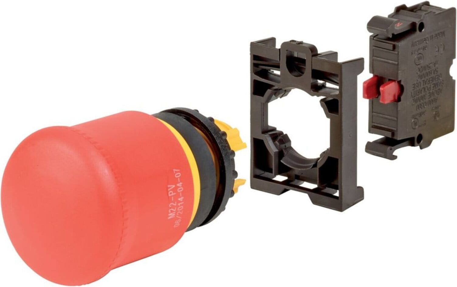Eaton Not-Halt-/Not-Aus-Taste RMQ-Titan 1Ö M22-PV-K01-BVP (110938)