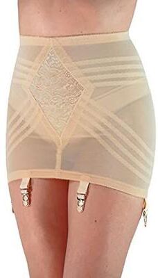 Plus Size Women's Firm Shaping Open Bottom Girdle by Rago in Beige (Size 7X)