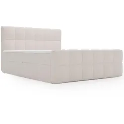 BOXBETT Alicante 200x200 Bouclé-Stoff Creme