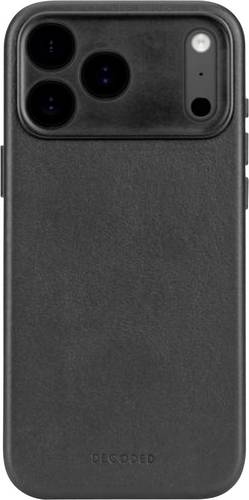 Decoded Leather Backcover iPhone 17 Pro Schwarz D26IPO17PBC1BK