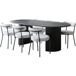 Ebuy24, Essgruppe, Essgruppe Kyoto 7-teilig (MDF)