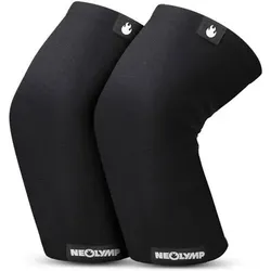 NEOLYMP Kniebandage Männer & Damen mit gezielter Kompression, Größe XL (40-43 cm) in Schwarz Schwarz
