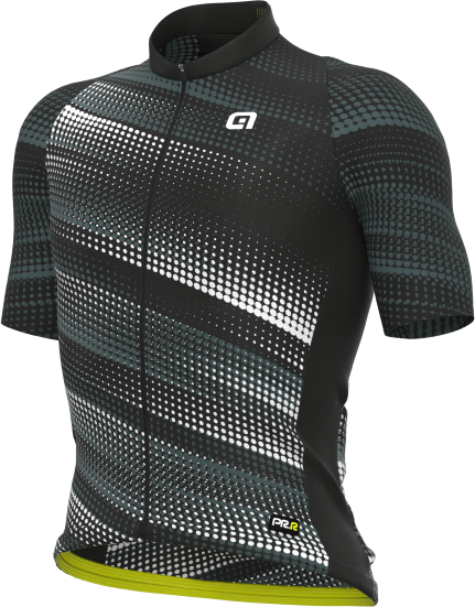 ALE' Maglia ciclismo  PR-R GREEN SPEED nero