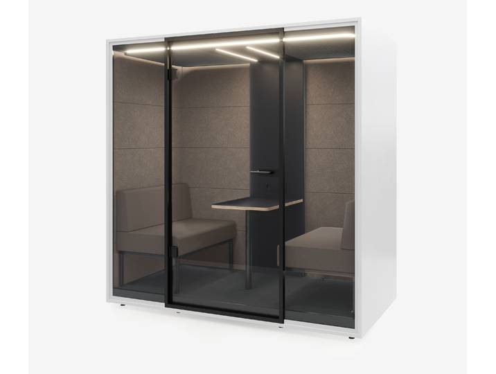 Meetingbox Quattro Weiß Anthrazit Kaffee Kaffee Standard Schwarz