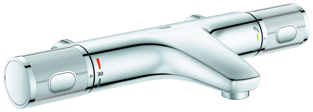 GROHE Thermostatarmatur Grohtherm 1000 Performance 34831 ohne Anschlüsse chrom, 34831000 34831000