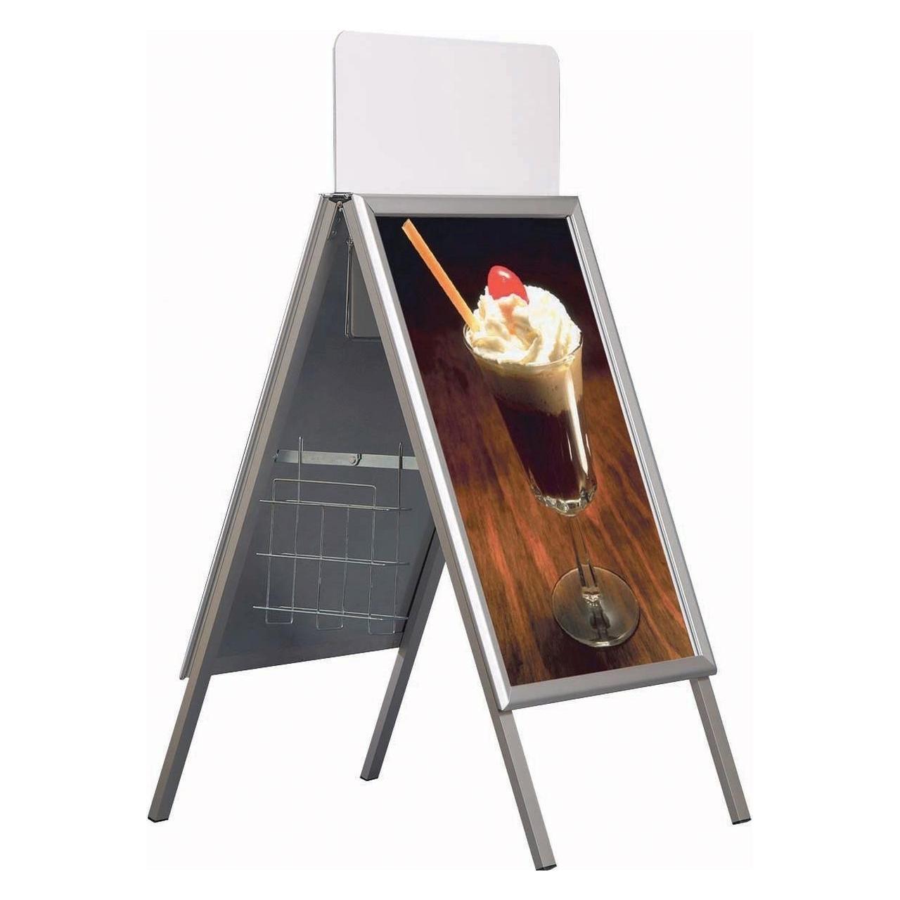 Update Displays Kundenstopper silber DIN A0 2 Fächer (DIN A0) (UAB325HNA0X1000)