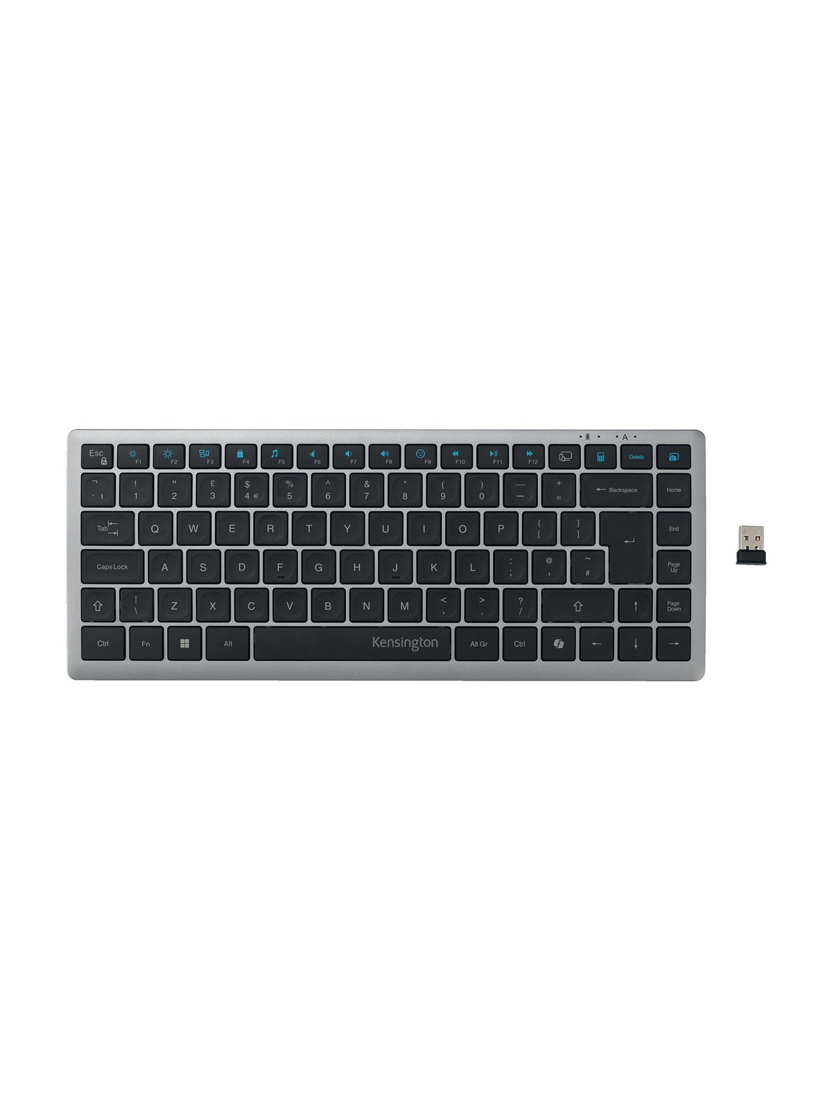 Kensington KB435 EQ - Tastatur - Englisch - Grau