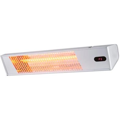 Sined Caldo Ira Inox 2000 Infrarotelektroheizung Einstellbare Leistung 2000w Grau