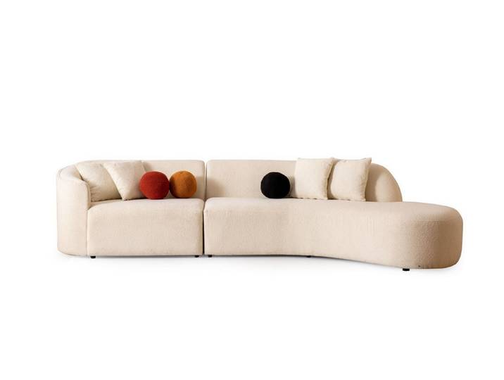 Xlmoebel Ecksofa Weiße L-Form Designer Couch für modernes Wohnzimmer, Ecksofa, Hergestellt in Europa